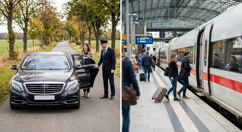 Berlin to Leipzig: Private Chauffeur vs Public Transport